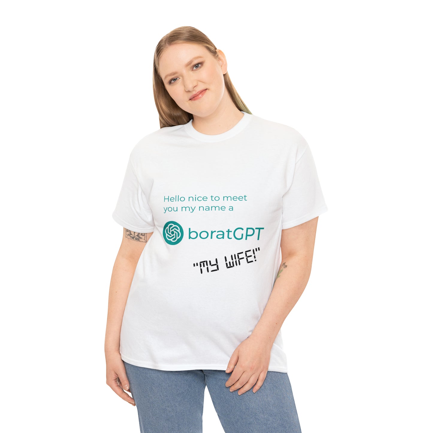Borat AI t-shirt very nice lemonparty christmas special bitcoin EXPRESS DELIVERY